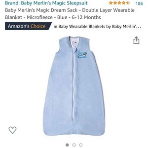 Baby Merlins magic sleep sack